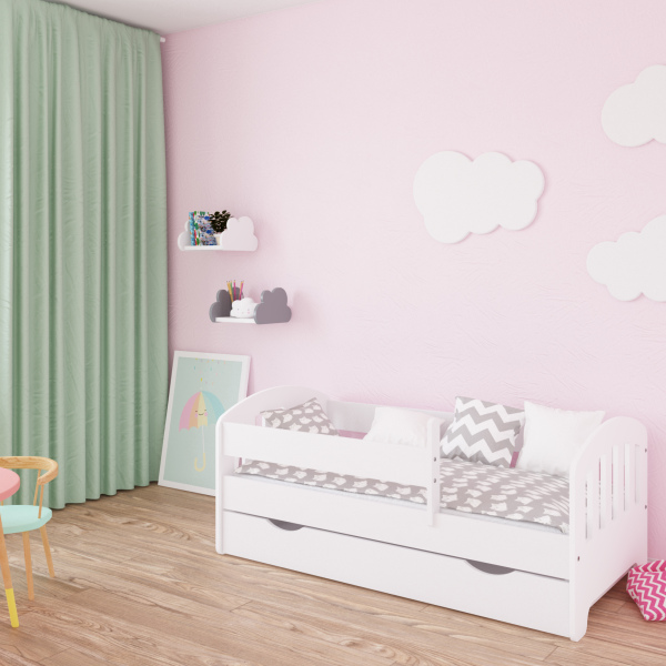 Кровать Классик II 160x70 140x70 с ящиком