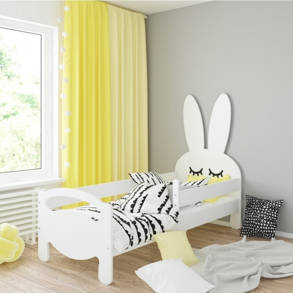 Кровать Зайка 140x80 без ящика
