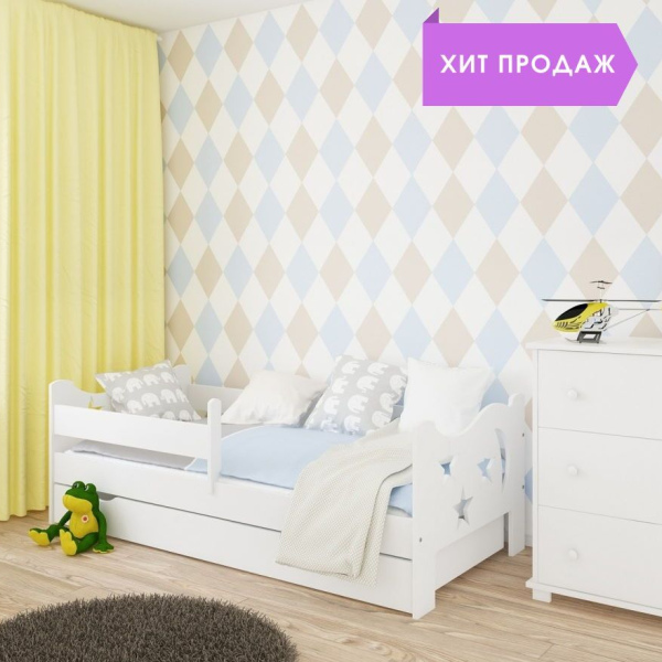 Кровать Звездочка 160x80 160x70 c ящиком 