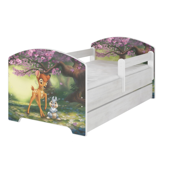 Кровать Бэмби 160x80 140x80 140x70 160x70  с ящиком 