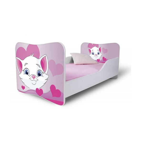 Кровать Кот сердца 160x80 140x80 без ящика
